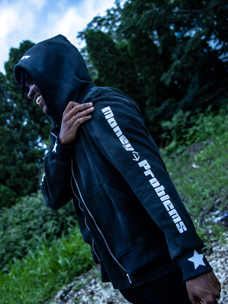 "PaperChasin" Hoodie Black